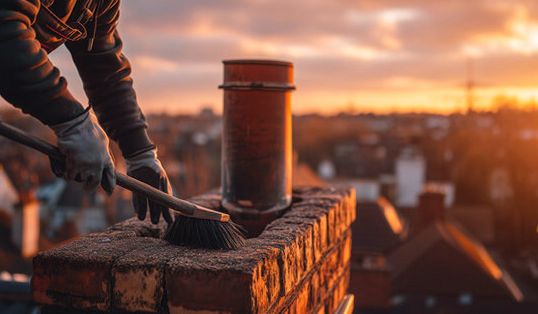 Crown brushed clean at sundown over Raleigh rooftops